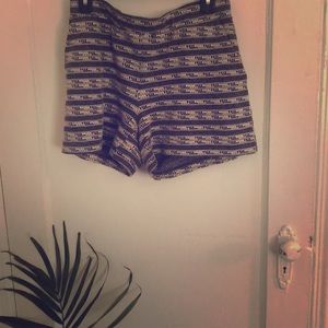 Tribal print shorts